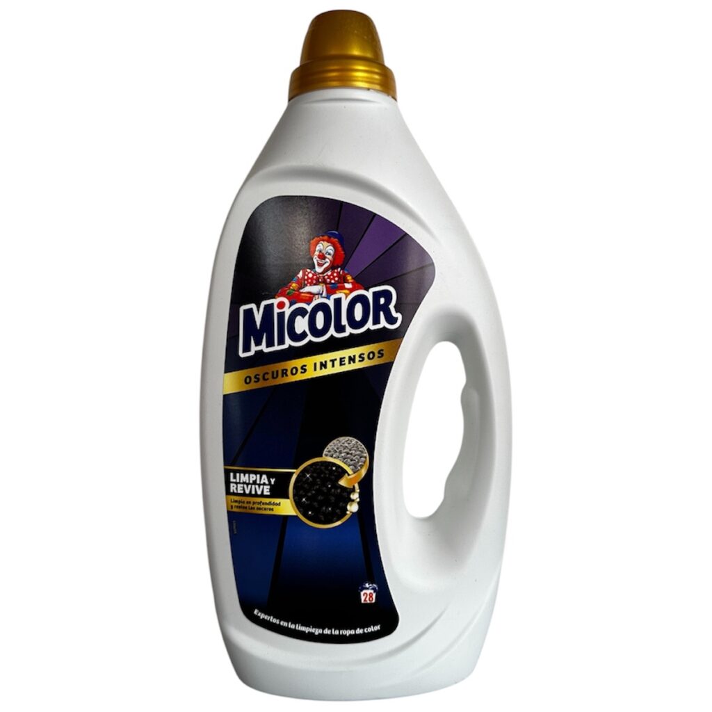 Micolor Colores Oscuros 28 Lavados | Detergente Líquido para Ropa Negra y Oscura con Protección del Color
