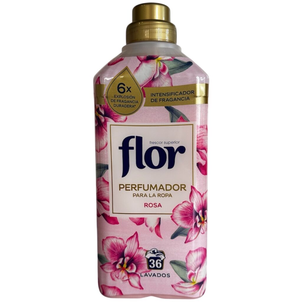 Suavizante Flor Rosa Perfumador 36 Lavados | Aroma Intenso y Suavidad Duradera para la Ropa