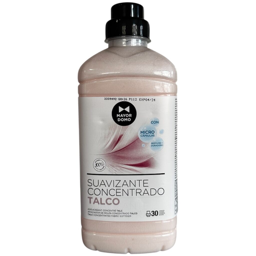 Suavizante Talco 30 Lavados | Aroma Suave y Suavidad Duradera para la Ropa