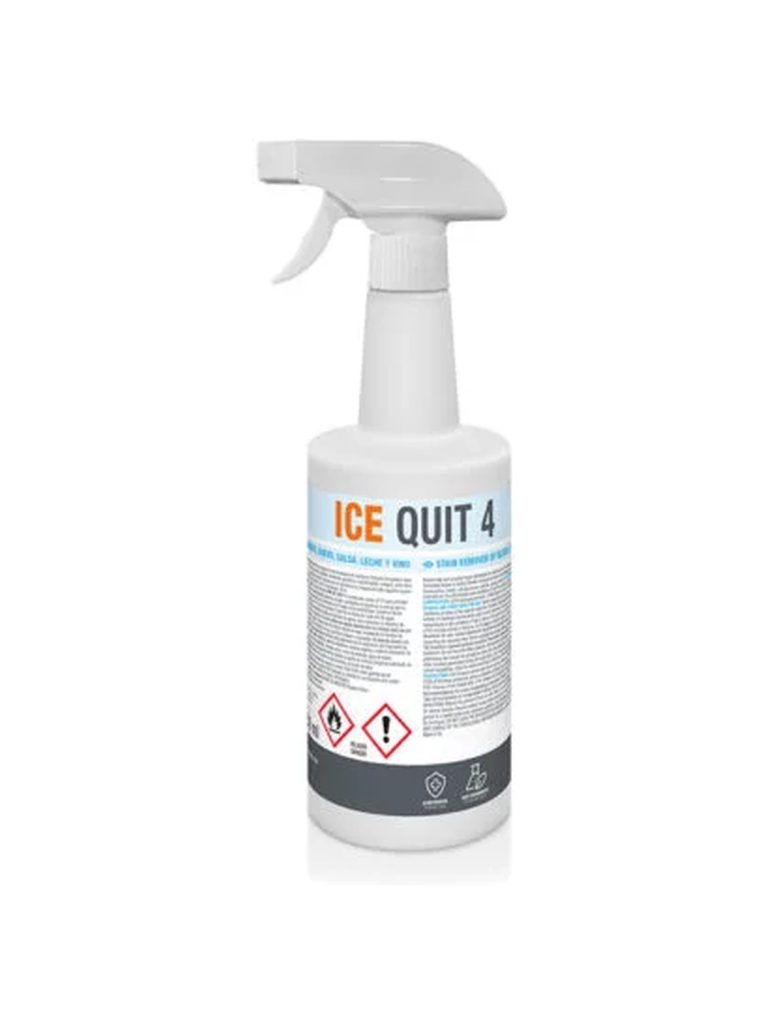 ICE QUIT 4 Quitamanchas Textil 750 ml | Antes OXTECH-4