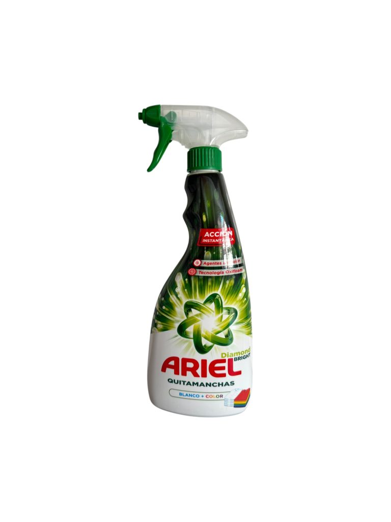 Ariel Quitamanchas Spray Blanco y Color 750 ml | Elimina Manchas Difíciles en Ropa
