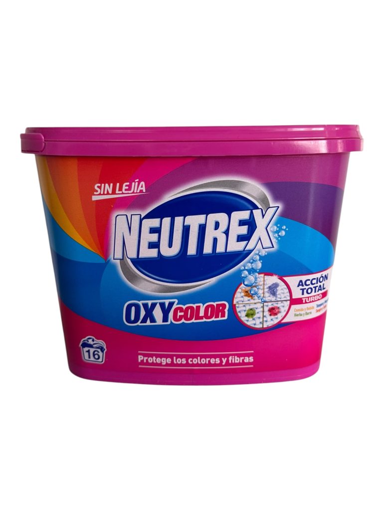 NEUTREX OXI Color Polvo | Quitamanchas Oxígeno Activo para Ropa Blanca y de Color