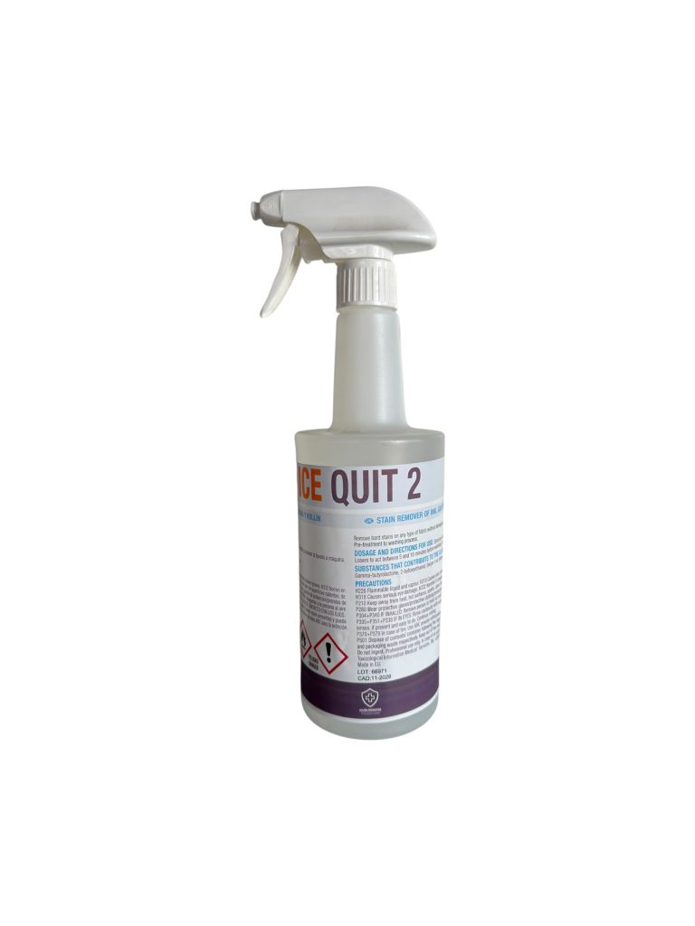 ICE QUIT 2 | Quitamanchas Textil Profesional de Alta Eficacia para Manchas Difíciles