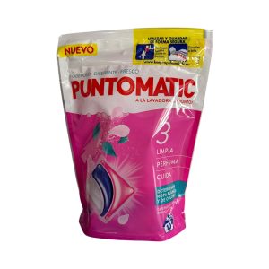 Cápsulas para Lavadora Puntomatic | Detergente Triple Acción para Ropa Blanca y de Color
