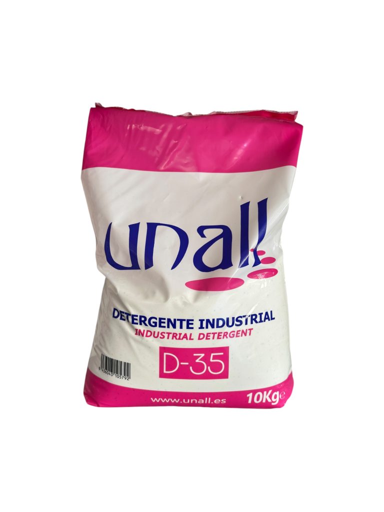 D35 Detergente en Polvo 10 kg | Detergente Profesional para Lavandería Industrial