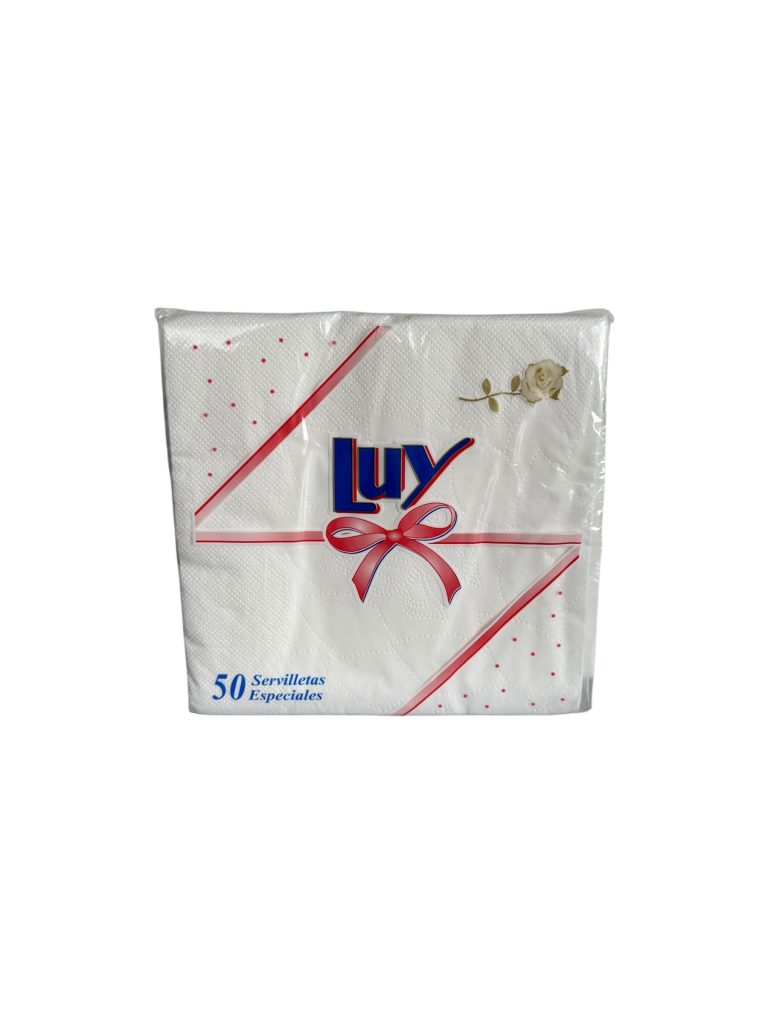 Servilletas LUY 50 Uds | Servilletas de Papel Resistentes para Hostelería y Hogar