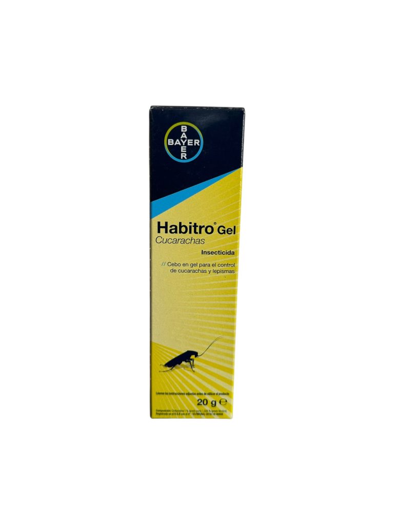Habitro Gel Cucarachas 20 g | Insecticida Profesional en Gel contra Cucarachas y Pececillos de Plata