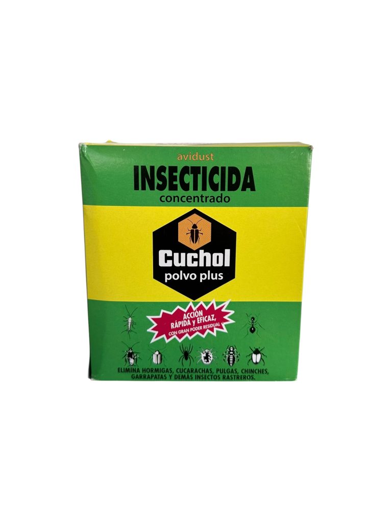Cuchol Polvo Plus | Insecticida en Polvo contra Cucarachas, Hormigas y Otros Insectos Rastreros
