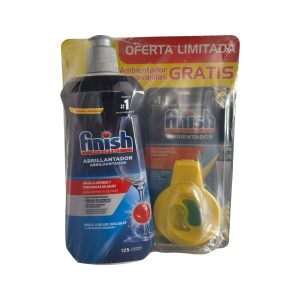 Finish Abrillantador Lavavajillas 800 ml | Brillo Extra y Secado Rápido sin Manchas