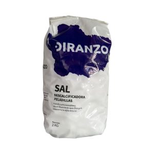 Sal Descalcificadora DIRANZO 2 kg | Peladillas para Lavavajillas y Descalcificador de Agua