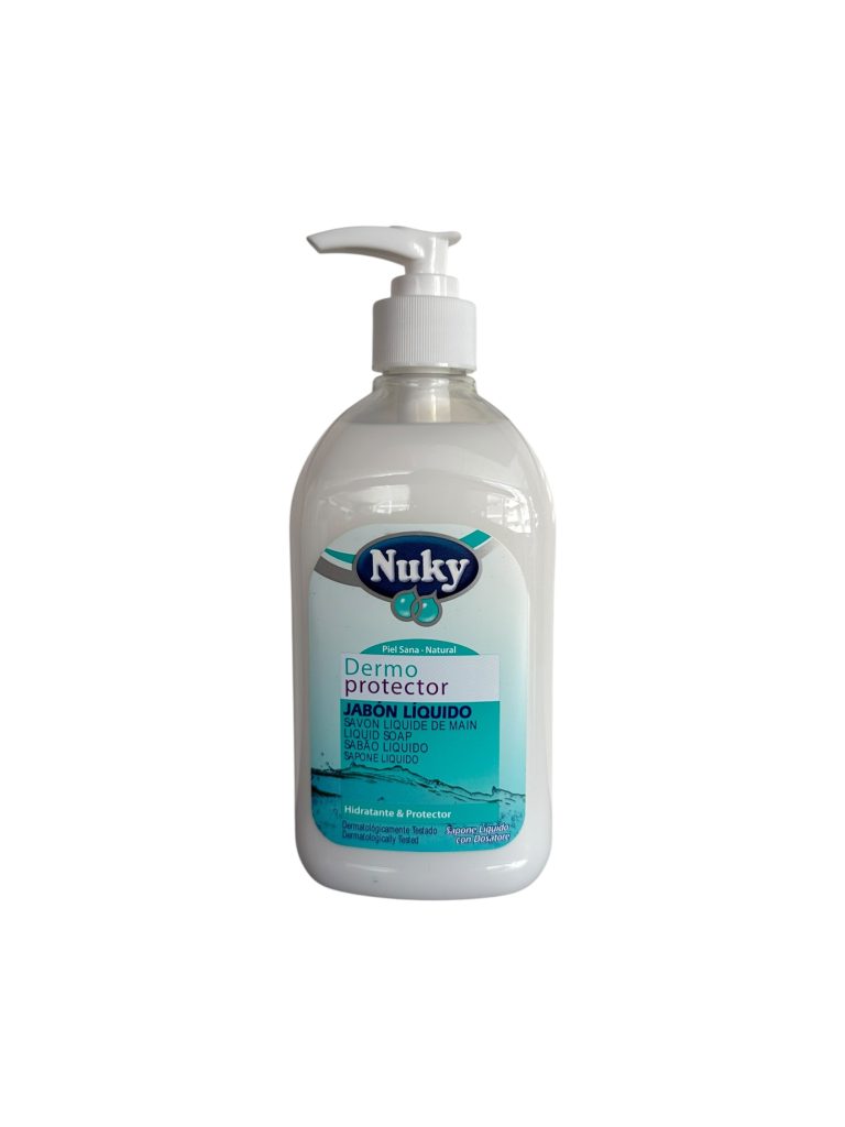 Nuky Dermo Protector Jabón de Manos 500 ml | Hidratante y Suave para Piel Sensible