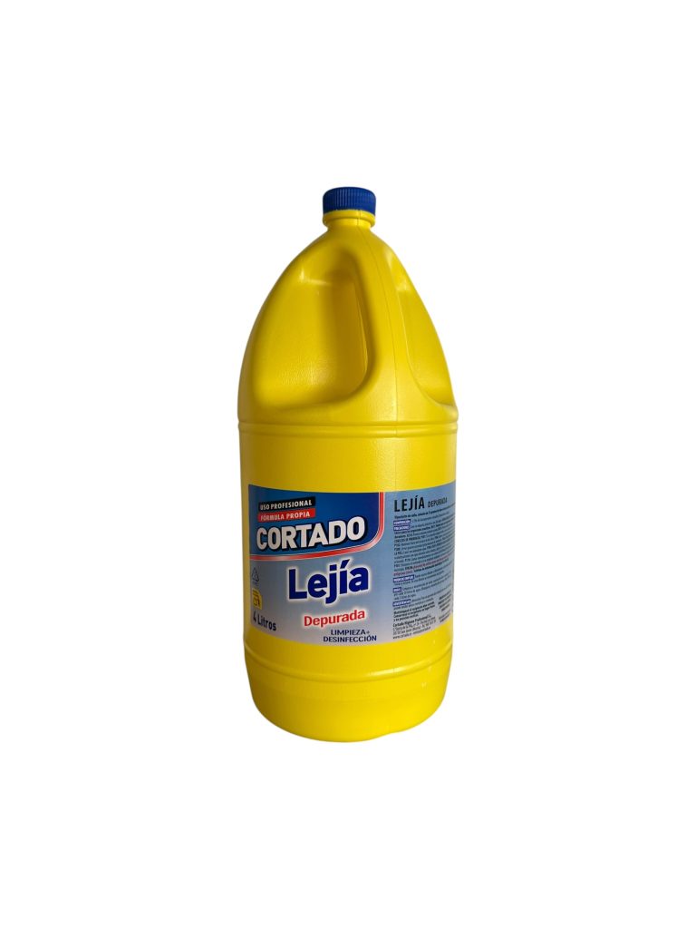 Lejía Cortado 4 Litros | Desinfectante y Limpiador Multiusos para Hogar y Profesionales