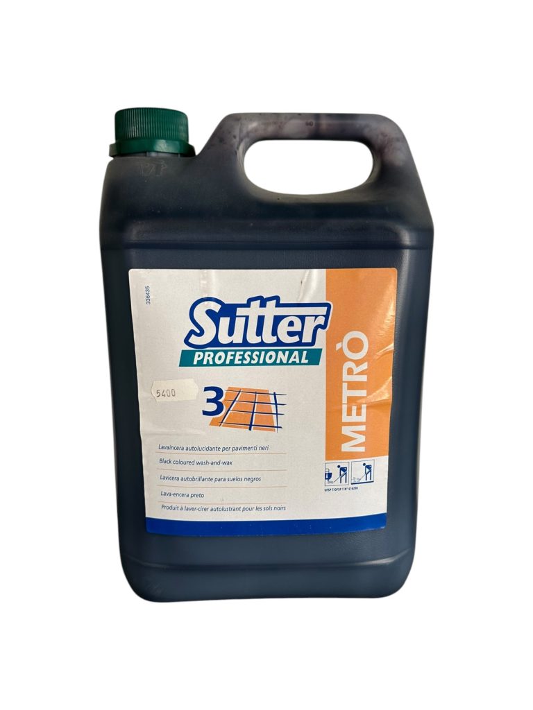 METRO Lavicera Negra Sutter | Cera Autobrillante para Suelos y Mantenimiento Profesional