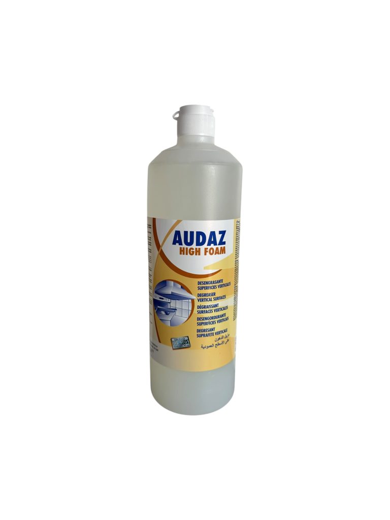 Audaz High Foam Desengrasante Espumante 1 Litro | Desengrasante Profesional para Superficies Verticales