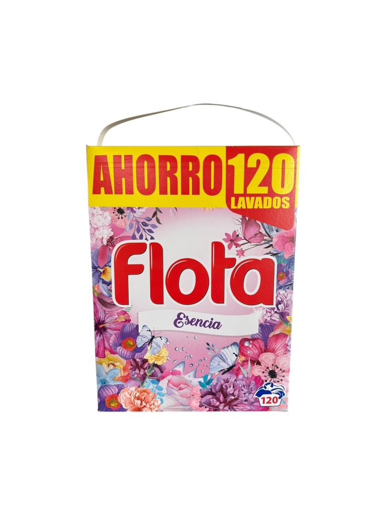 Detergente en Polvo Esencia 120 Lavados | Formato Ahorro Antimanchas y Aroma Duradero