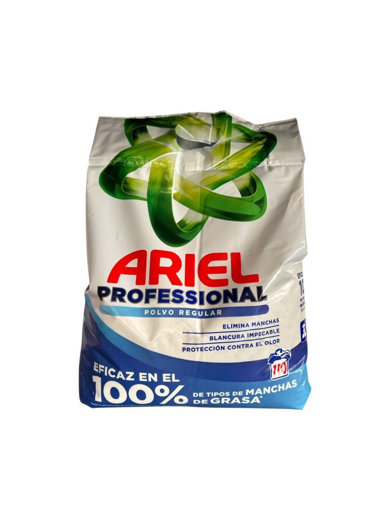 Ariel Professional Polvo Regular 110 Lavados | Detergente Profesional Antimanchas y Blancura Impecable