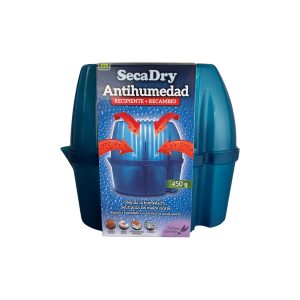 SecaDry Antihumedad 450 g con Recambio | Absorbe Humedad y Neutraliza Olores Lavanda