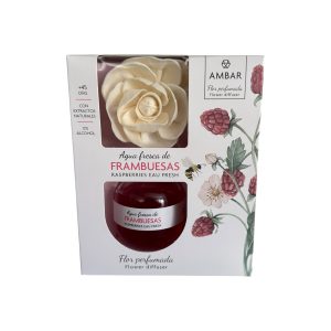 Flor Perfumada +45 Días Frambuesa | Ambientador Sólido de Larga Duración