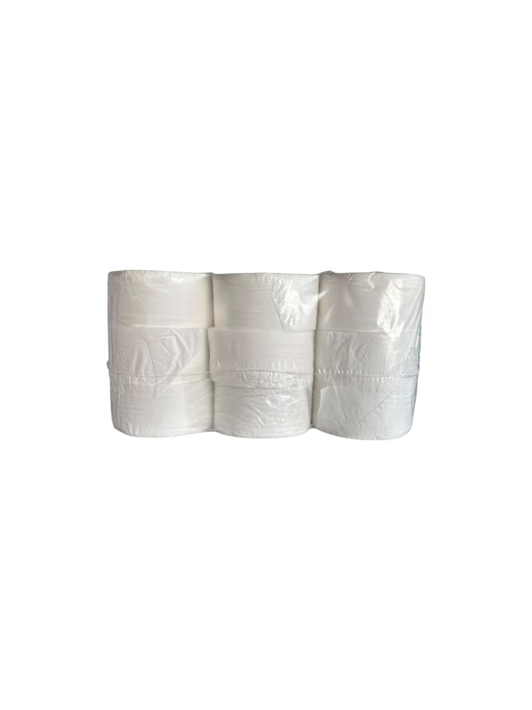 Papel Higiénico Industrial 2 Capas Pasta Virgen | Rollos 400 g Canuto 45 Pack 18 Unidades