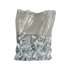 Pinza Sujetamantel Plástico Blanco | Bolsa 100 Unidades para Manteles Hostelería