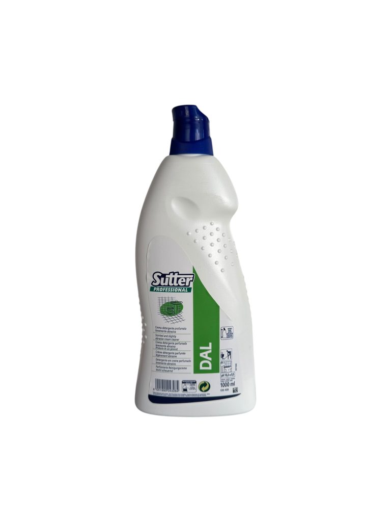 DAL Sutter Crema Limpiadora Profesional | Limpiador Cremoso para Acero Inoxidable, Cerámica, Cromados y Laminados