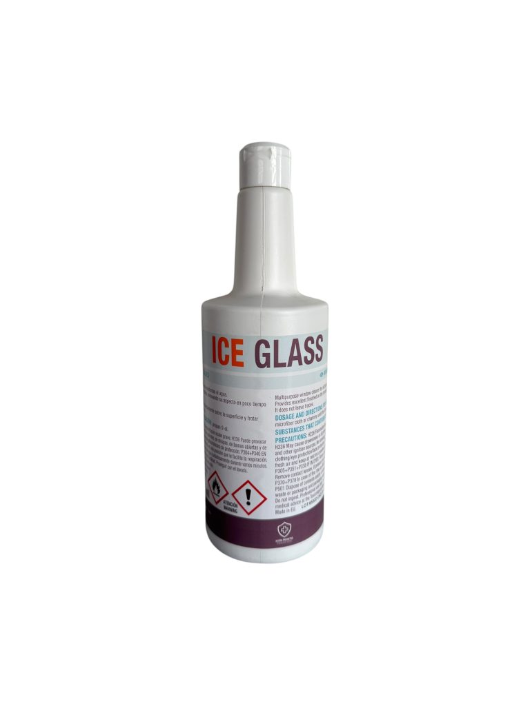 ICE Glass Limpiacristales 750 ml | Limpiador Profesional de Cristales de Secado Rápido y Sin Marcas