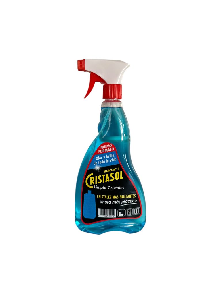 Cristasol Azul Limpiacristales 750 ml | Limpiador de Cristales Profesional | Secado Rápido Sin Marcas