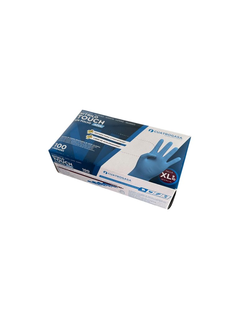 Guantes de Nitrilo Azul 4,5 g | Desechables Profesionales Tallas S, M, L y XL