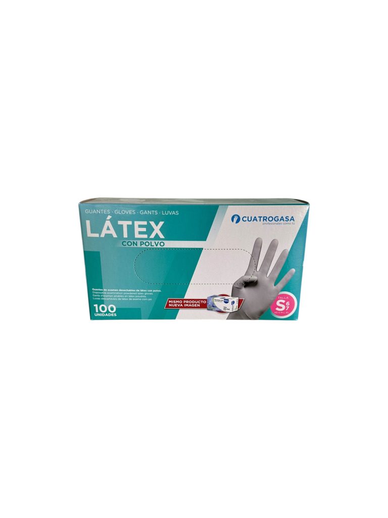 Guantes de Látex con Polvo | Desechables Profesionales Tallas S, M, L y XL