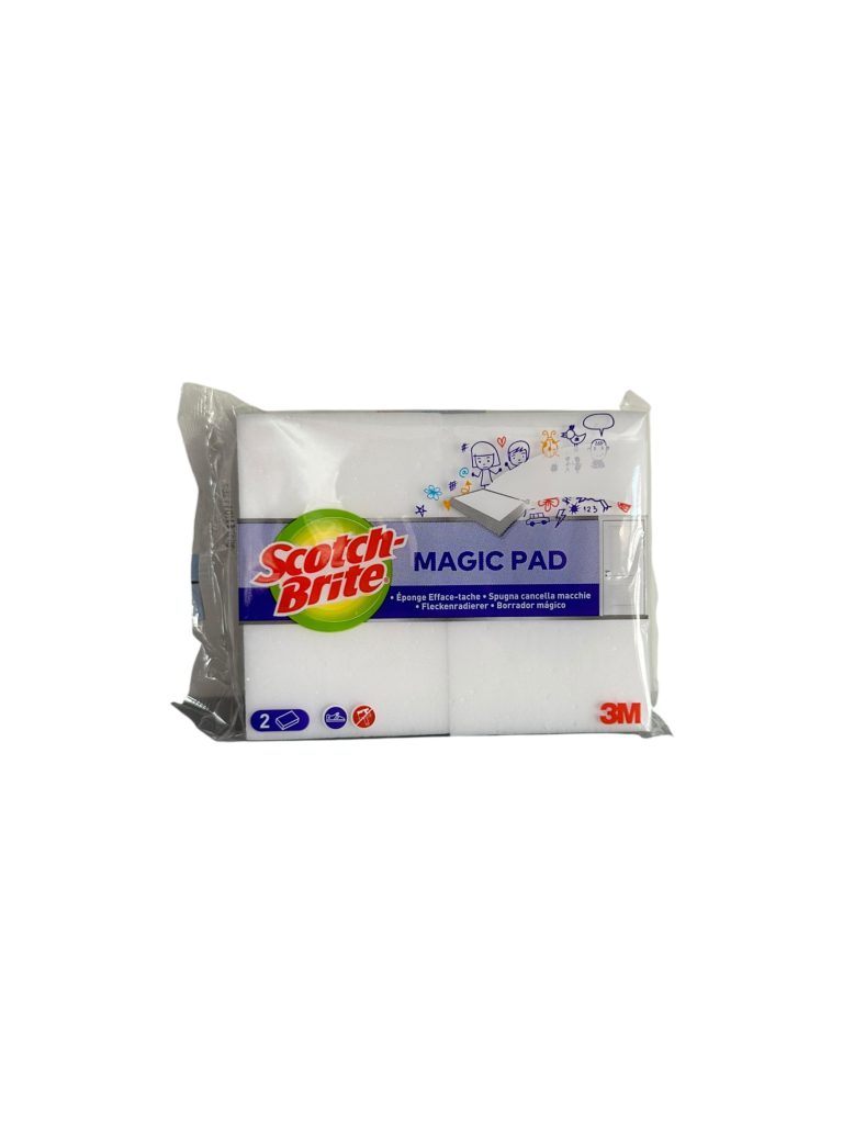 Magic Pad Scotch-Brite | Esponja Borradora Multiusos para Manchas Difíciles y Limpieza Sin Esfuerzo