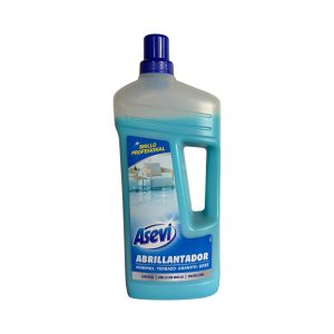 Asevi Abrillantador de Suelos 1,4L | Brillo Sin Huellas para Mármol, Terrazo, Granito y Gres