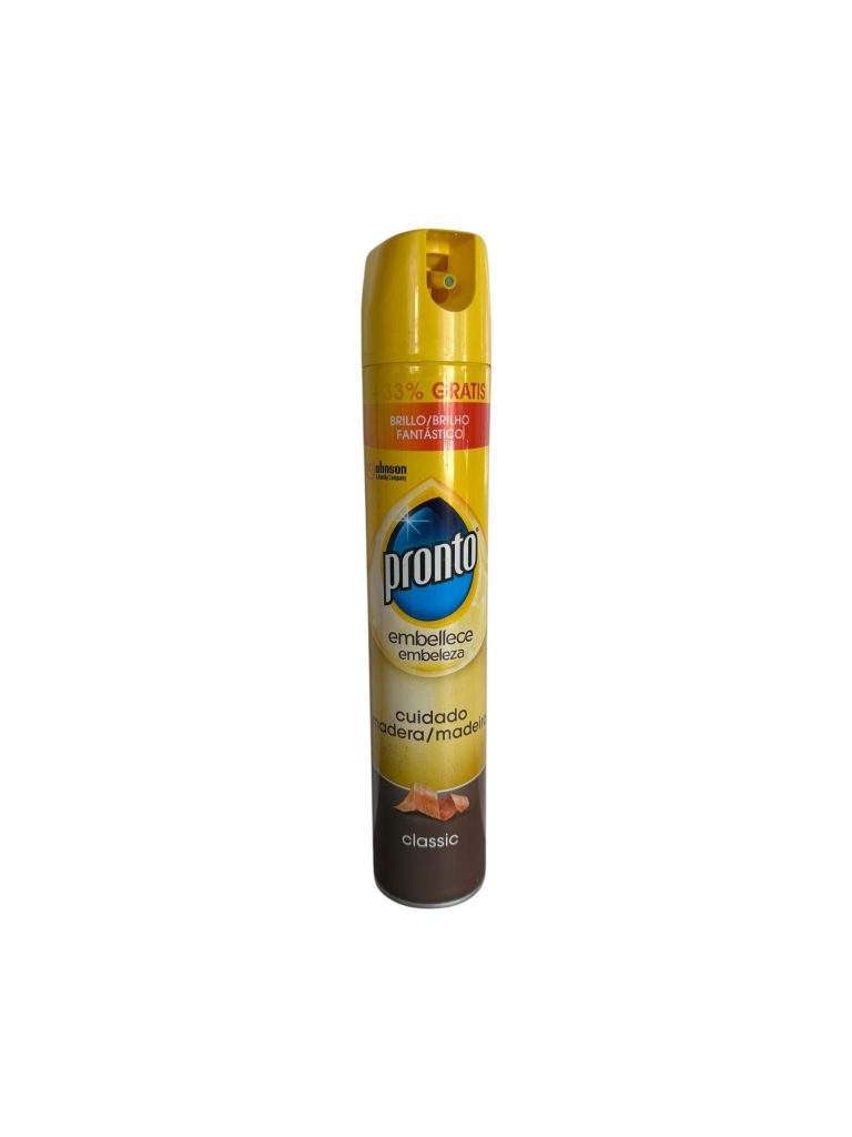 Pronto Classic Spray para Muebles | Limpia el Polvo, Aporta Brillo y Cuida la Madera