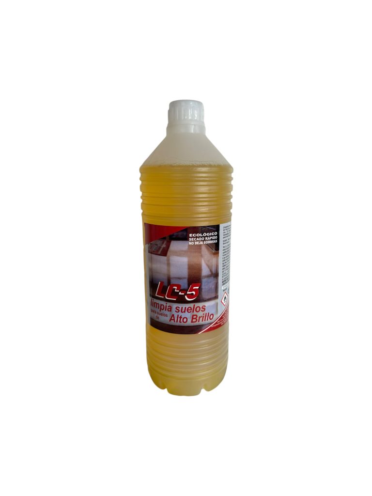 LC-5 Limpiador de Suelos Alto Brillo 1 Litro | Especial para Suelos Vitrocerámicos, Madera y Tarima