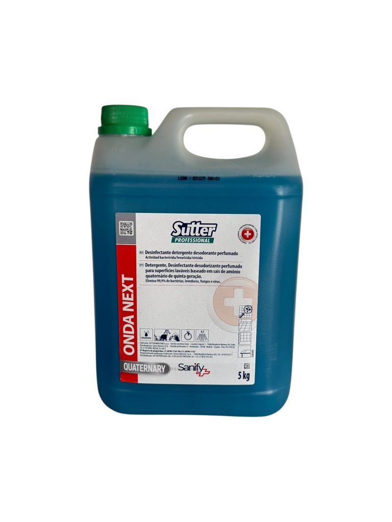 ONDA NEXT Sutter | Detergente Desinfectante Profesional Bactericida, Viricida y Levuricida para Superficies