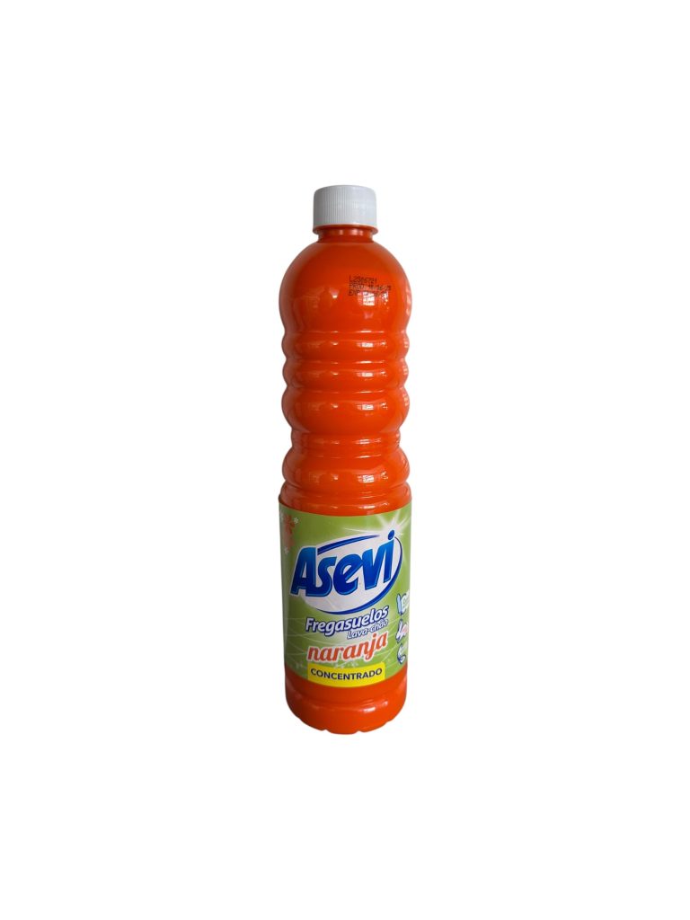 Asevi Naranja Fregasuelos | Limpiador de Suelos Aroma Cítrico Fresco y Duradero