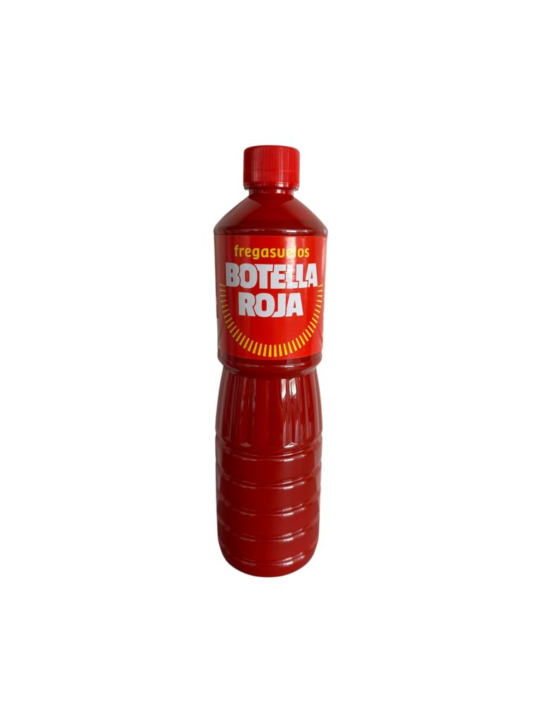 Fregasuelos Botella Roja 1 Lt | Limpiador de Suelos Potente y Perfumado para el Hogar
