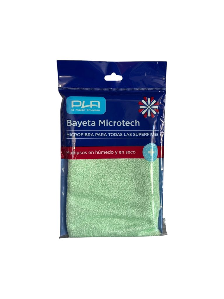 Bayeta Microfibra Multiusos Microtech | Limpieza en Seco y Húmedo para Todas las Superficies