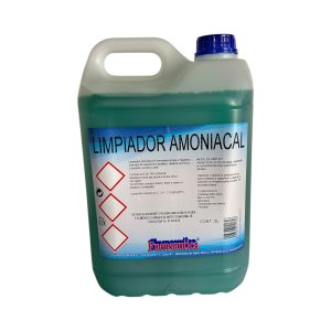 Limpiador Amoniacal 5 L | Desengrasante Profesional para Suelos y Superficies