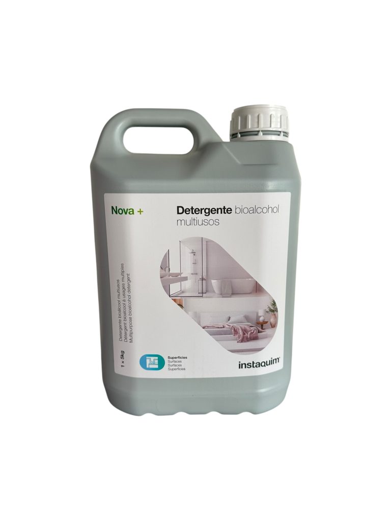 Nova+ 5 L Instaquim | Detergente Multiusos Higienizante para Suelos y Superficies