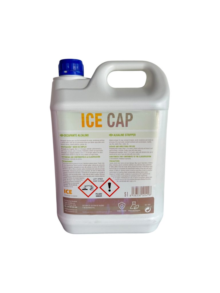 ICE CAP 5 Lt | Decapante Alcalino Profesional para Eliminación de Ceras y Resinas