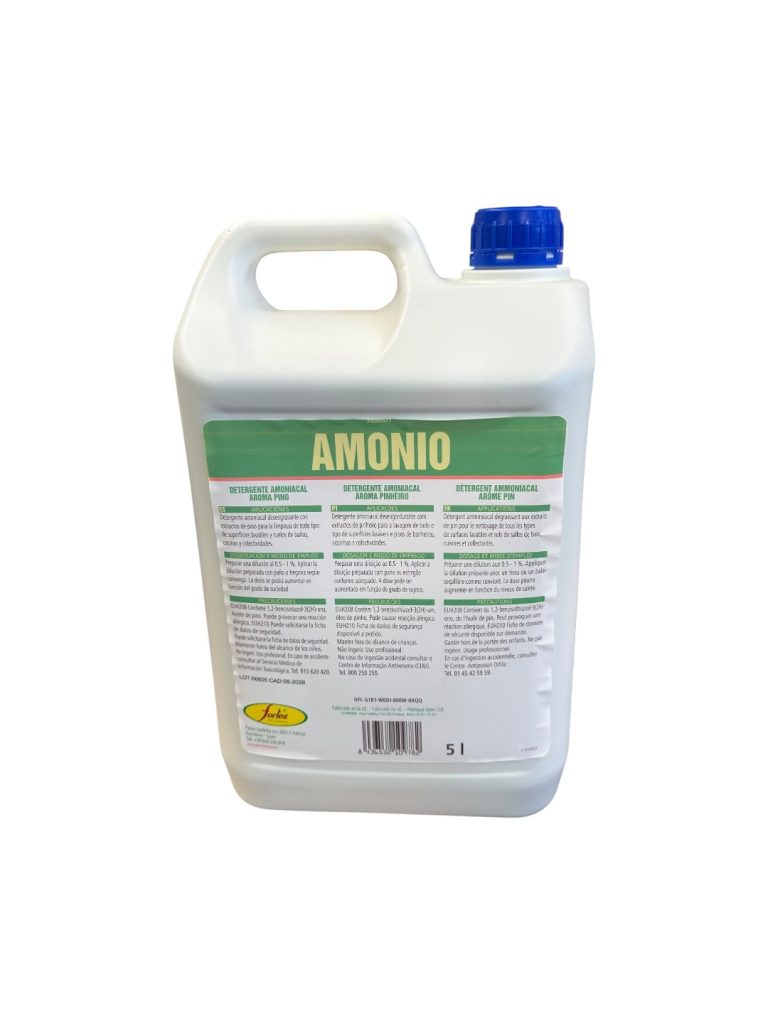 Amonio | Limpiador Amoniacal Concentrado para Limpieza Profesional de Superficies