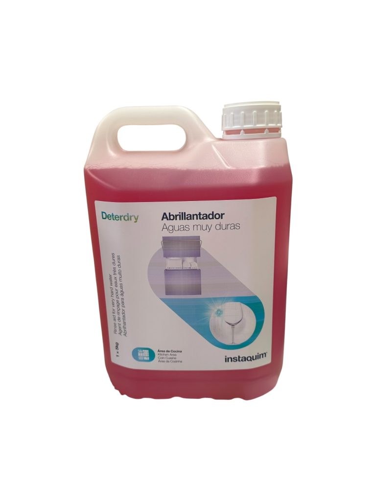 Deterdry | Abrillantador Profesional para Lavavajillas Automáticos en Aguas Muy Duras - 5 litros