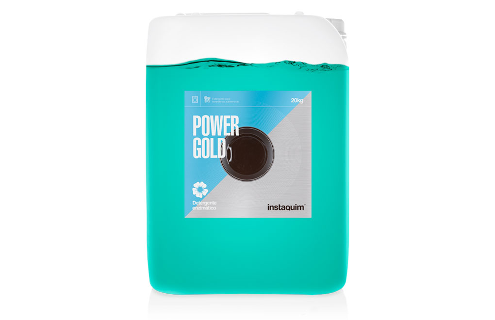 Power Gold | Detergente Líquido Enzimático Concentrado para Lavandería Autoservicio