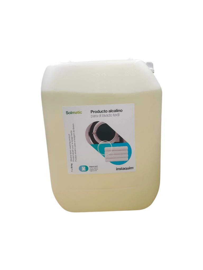 Solmatic | Producto Alcalino Concentrado para Lavandería Industrial con Dosificación Automática