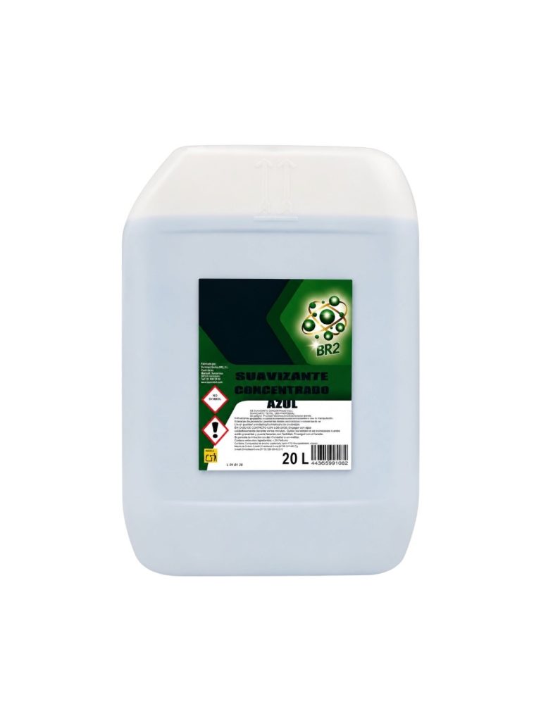 Suavizante Azul Concentrado 20 Litros | Suavizante Profesional BR para Lavandería Industrial y Autoservicio
