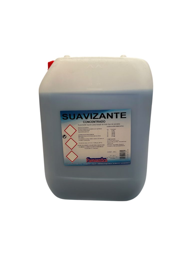 Suavizante Azul - F | Suavizante Concentrado para Lavandería Industrial y Autoservicio