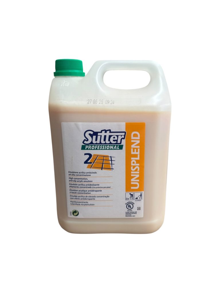 UNISPLEND | Emulsión Acrílica Antideslizante Concentrada para Protección y Abrillantado de Suelos
