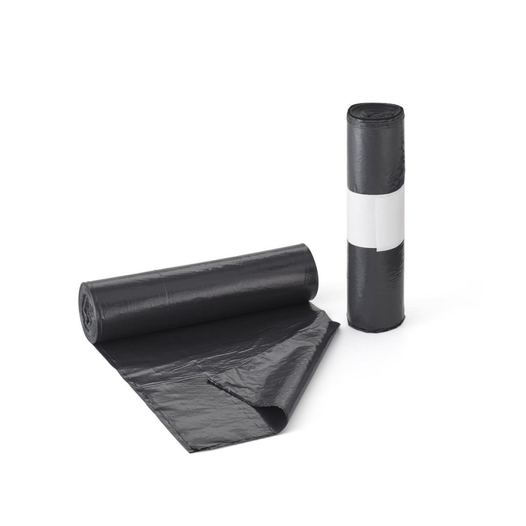 Bolsa Basura Negra 70x90 cm Galga 120 | Rollo de 10 Bolsas
