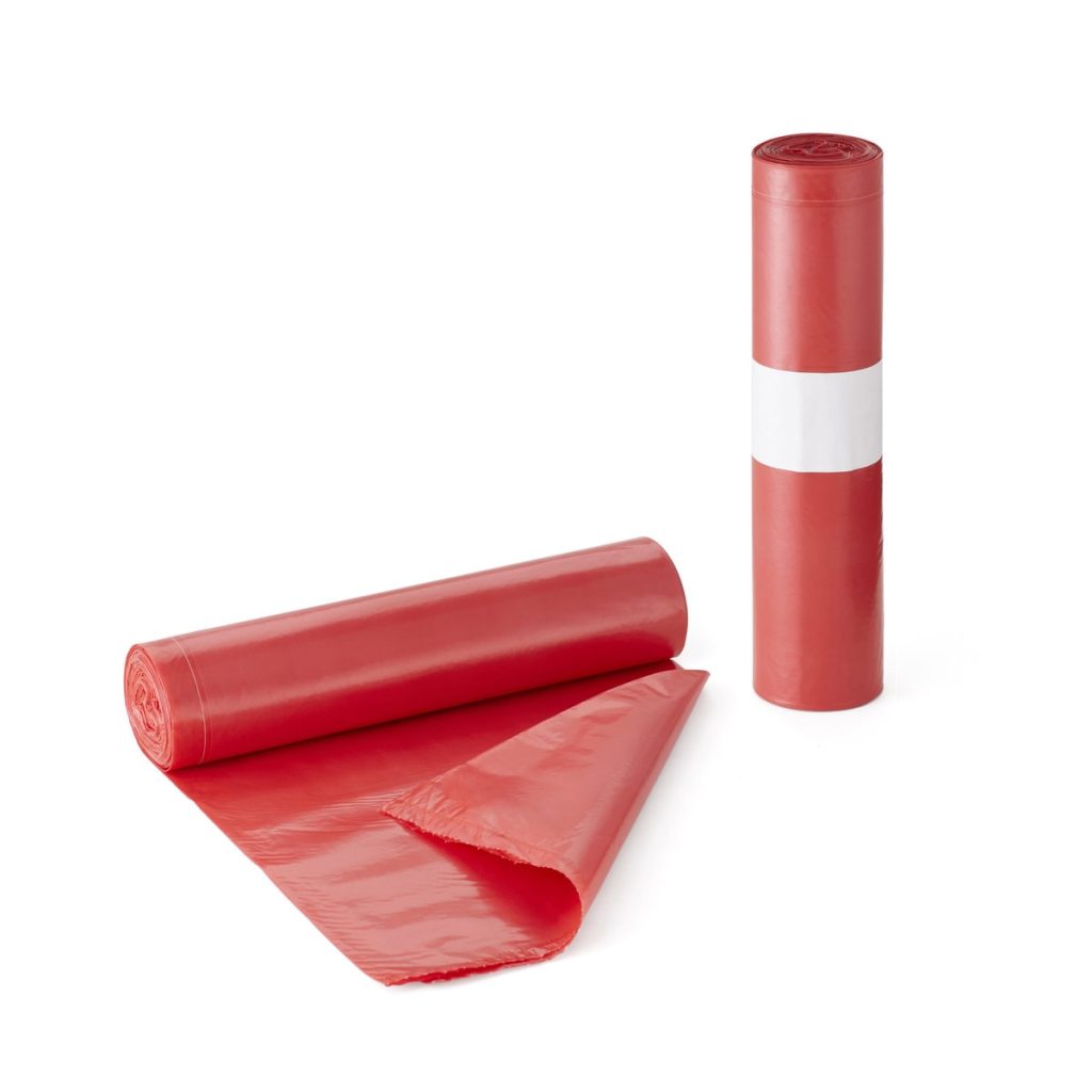 Bolsa Basura Roja 85x105 cm Galga 140 | Rollo de 10 Bolsas