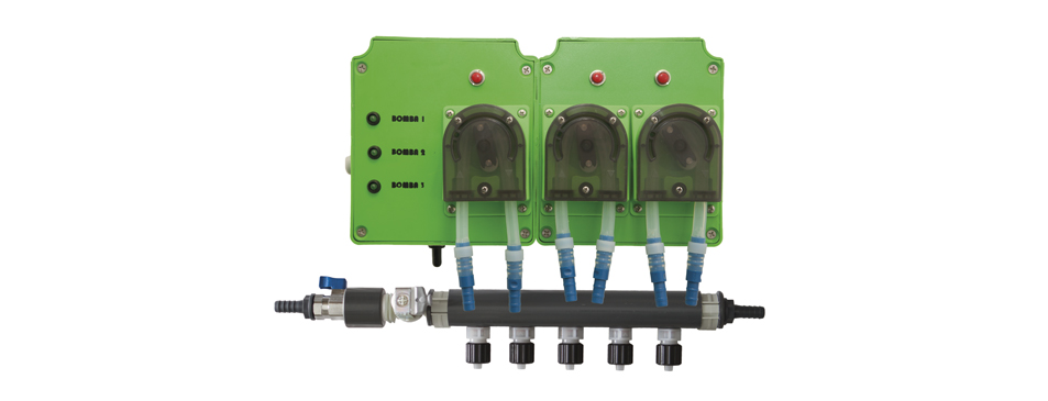 Dosificador para Lavandería Industrial y Autoservicio | Sistema Automático de Dosificación con Arrastre de Agua